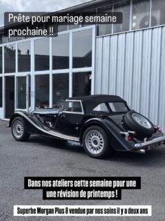 Morgan +8 révisée chez @mecanicgallery 

#mariage #voituremariagelyon #voituremariage