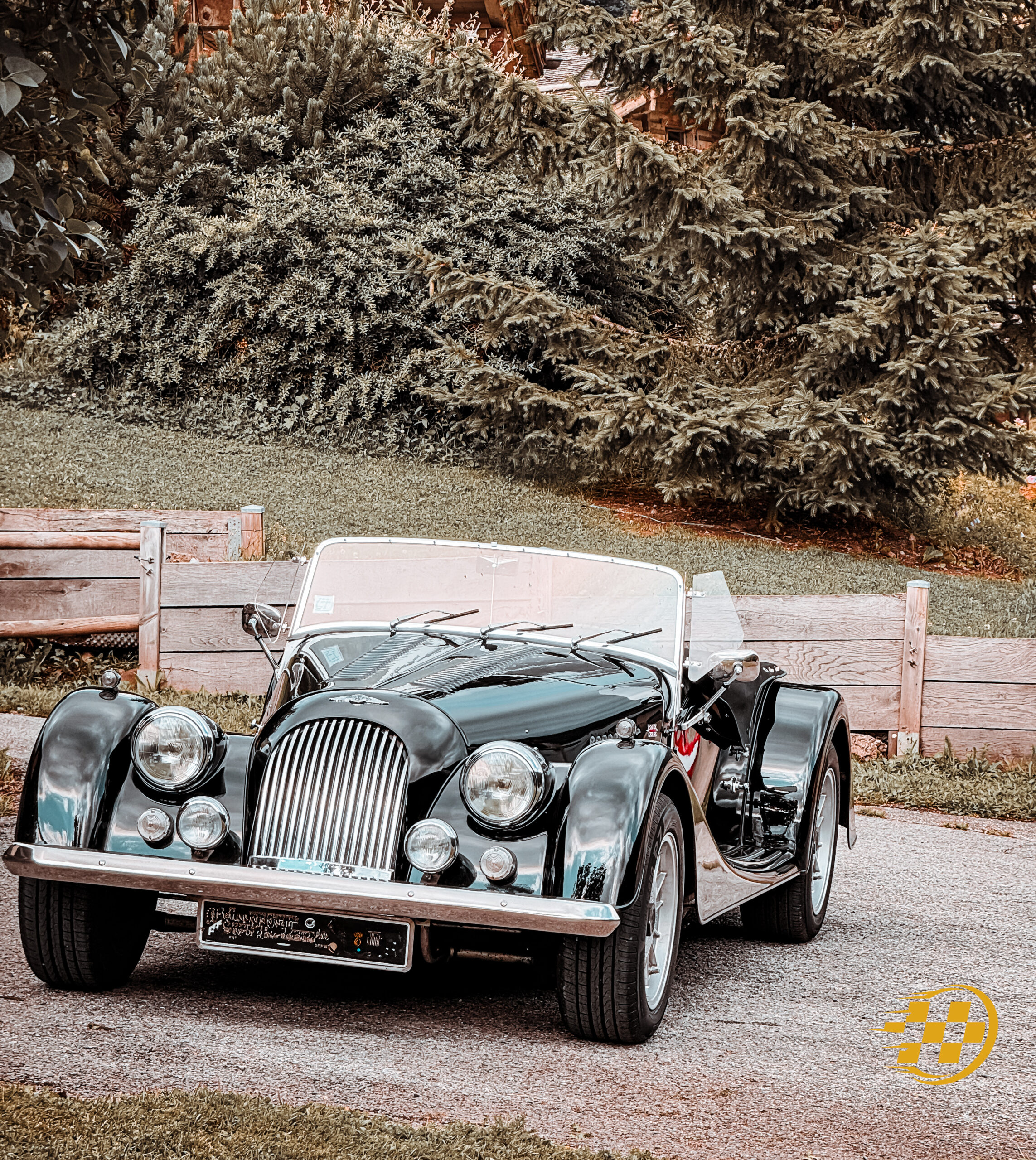 Morgan Plus 8 V8 cabriolet voiture de collection location Lyon