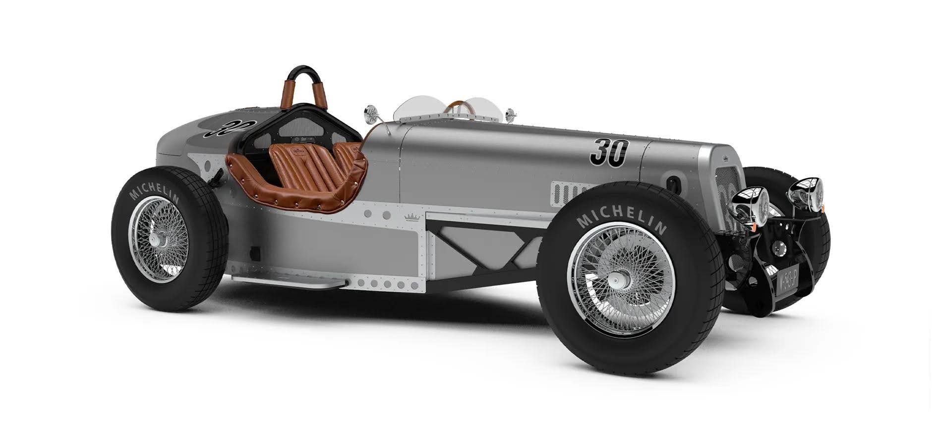 Devinci Brigitte grise voiture de collection location Lyon